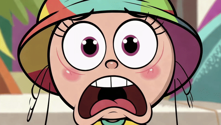 Surprised Reaction Face
