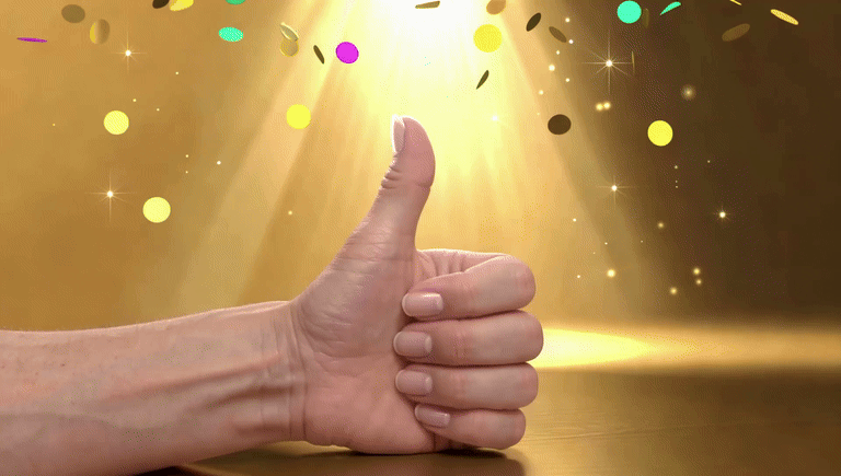 Animated Thumbs Up